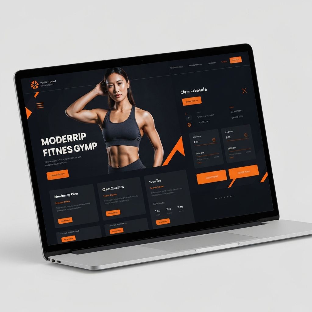 FitZone Fitness website design